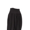 draped jersey skirt