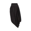 draped jersey skirt