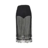 tulle midi skirt
