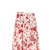 silk-blend hilza long skirt
