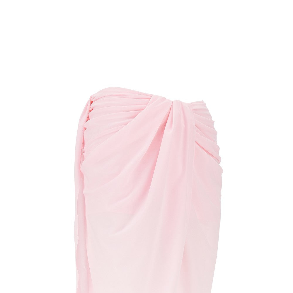 JACQUEMUS 38 paréo stretch muslin skirt