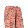 mini sarong skirt with brooch