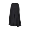 erika flannel midi skirt