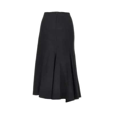 erika flannel midi skirt