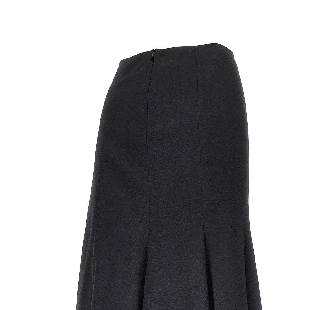 erika flannel midi skirt