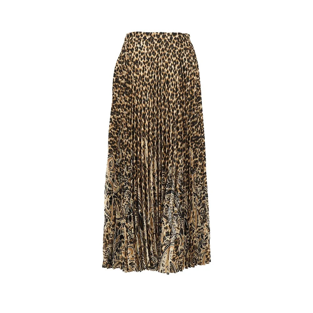 aniamlier printed long skirt