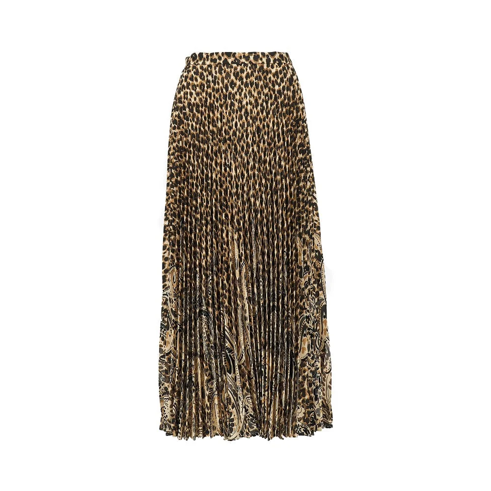 aniamlier printed long skirt