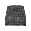 wool-blend tweed mini skirt
