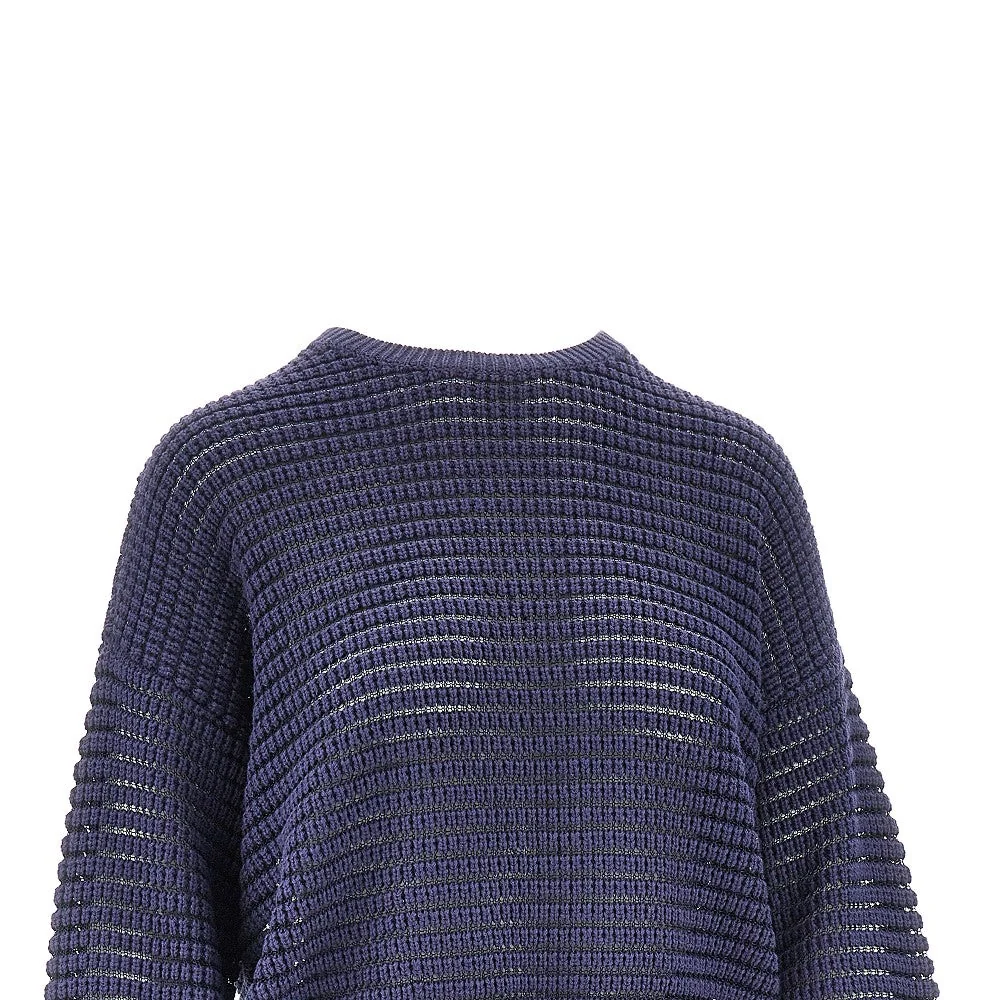 EMPORIO ARMANI L openworked cashmere blend sweater