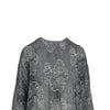jacquard cotton-blend sweater