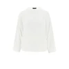 knitted top with batwing sleeves