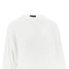 knitted top with batwing sleeves