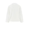 knitted top with batwing sleeves