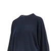 knitted top with batwing sleeves