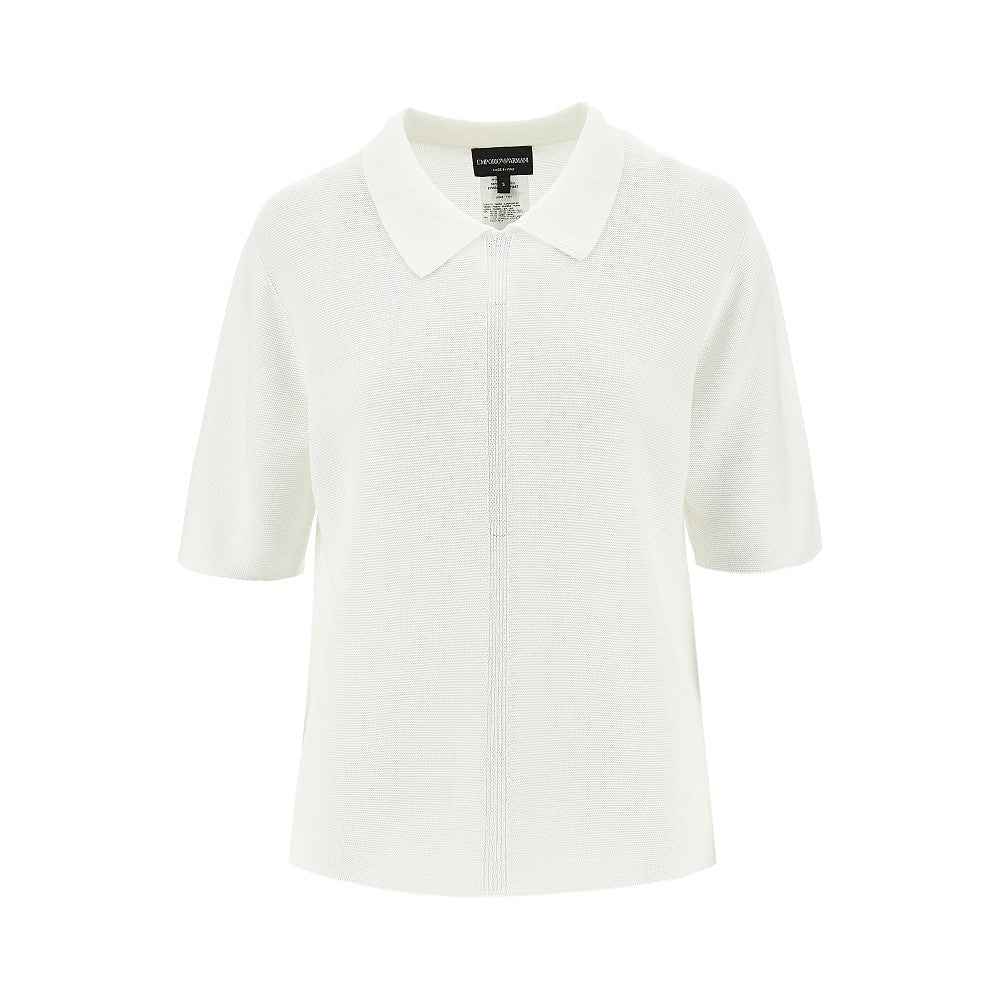 EMPORIO ARMANI L links knit polo shirt