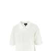 links knit polo shirt