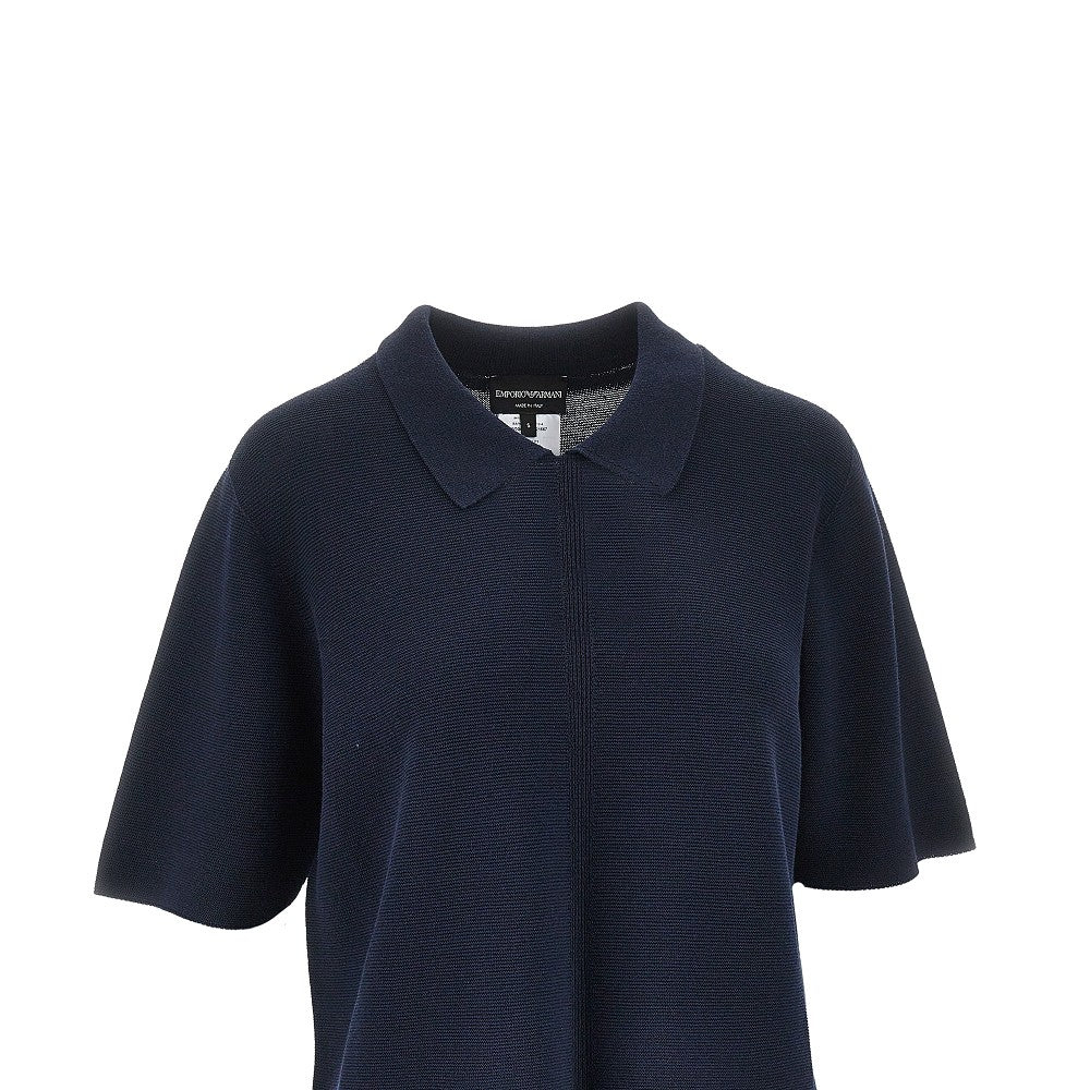 EMPORIO ARMANI S links knit polo shirt