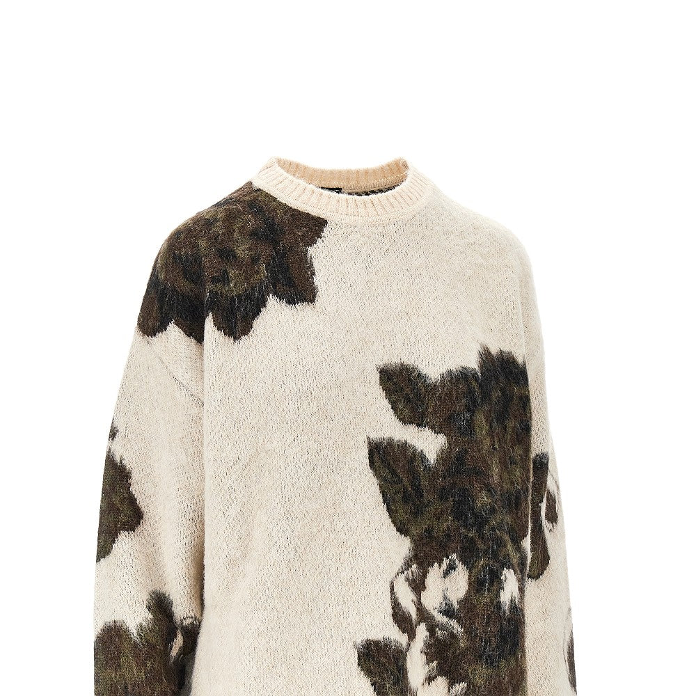 jacquard wool and alpaca blend sweater