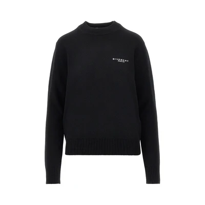 cashmere and wool sweater with embroidery