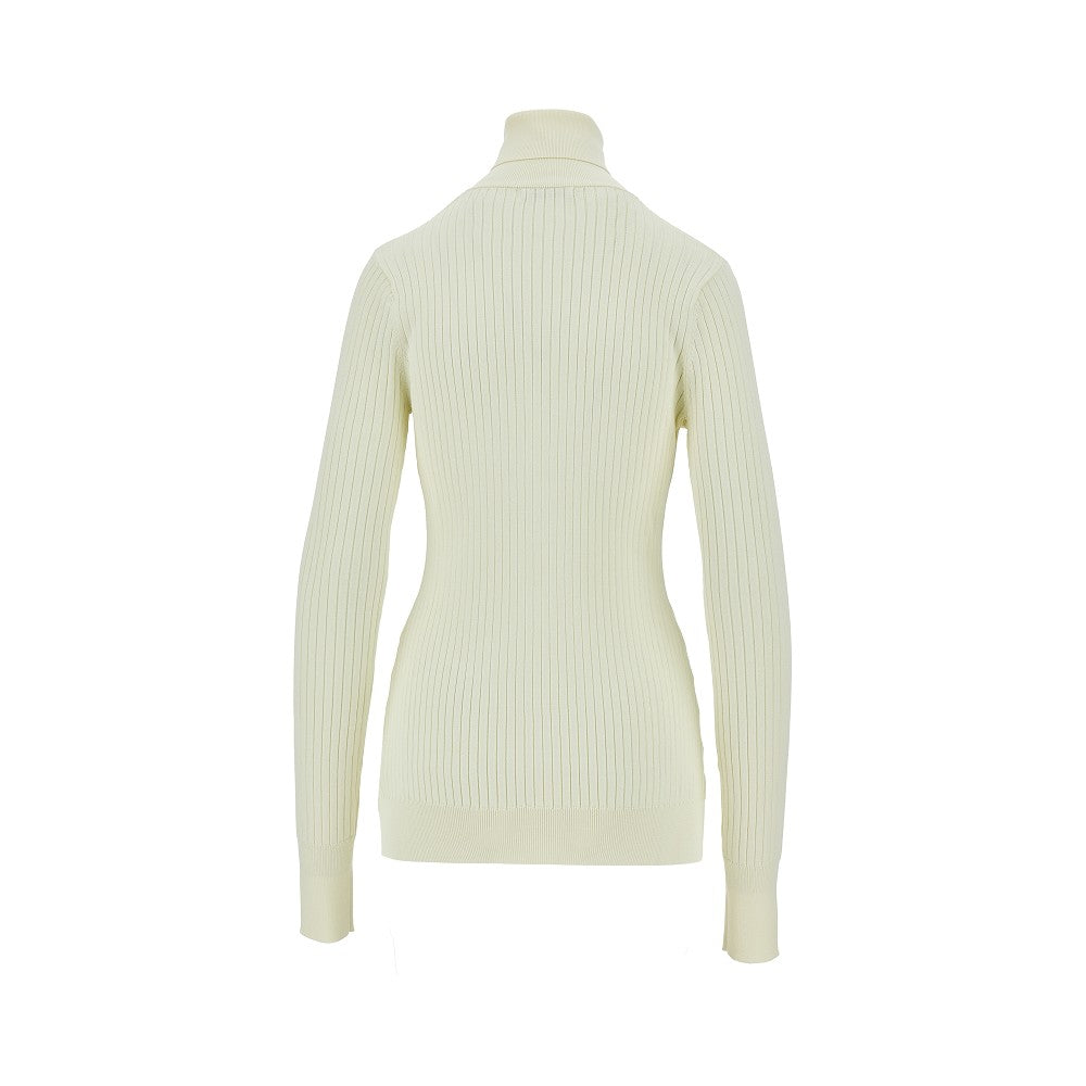 high-neck henly sweater