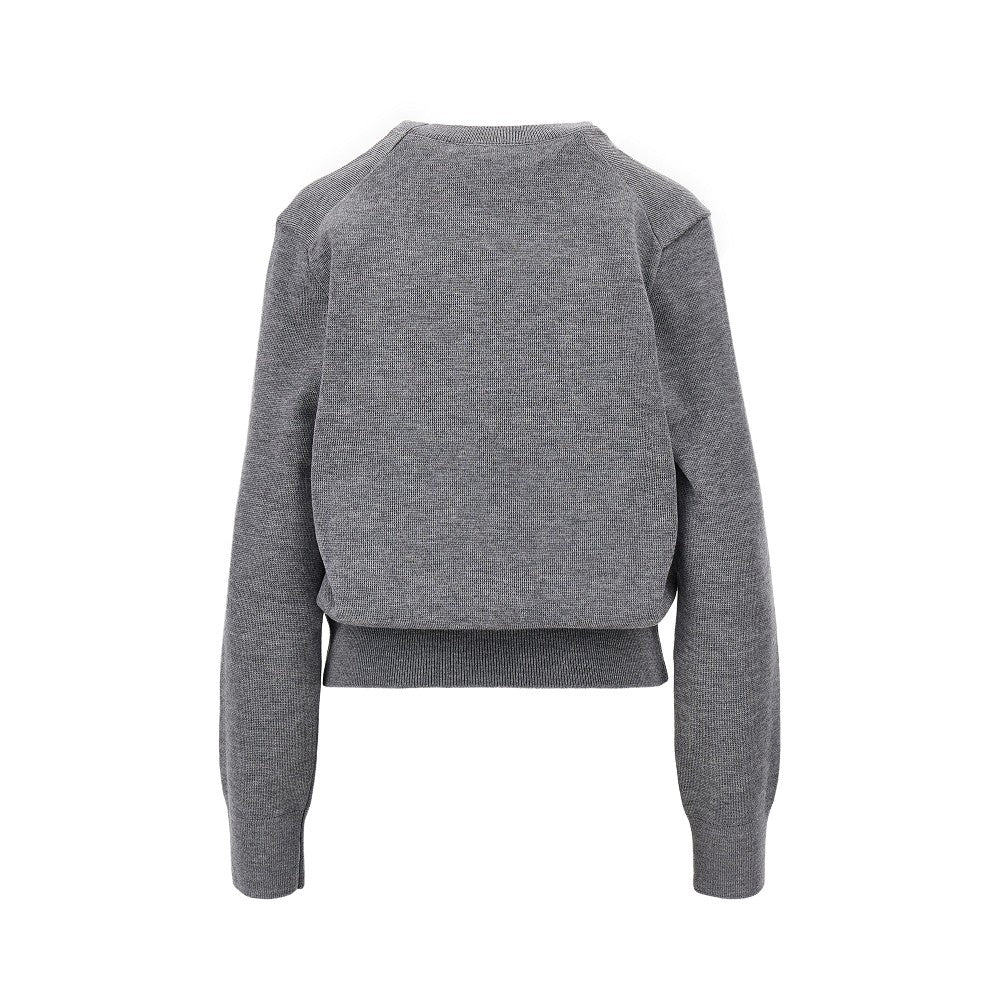 ami de coeur embroidery crewneck sweater