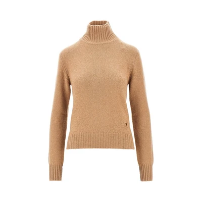 cashmere standing collar sweater