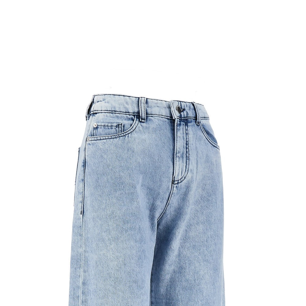 EMPORIO ARMANI 27 j33 frayed denim pants