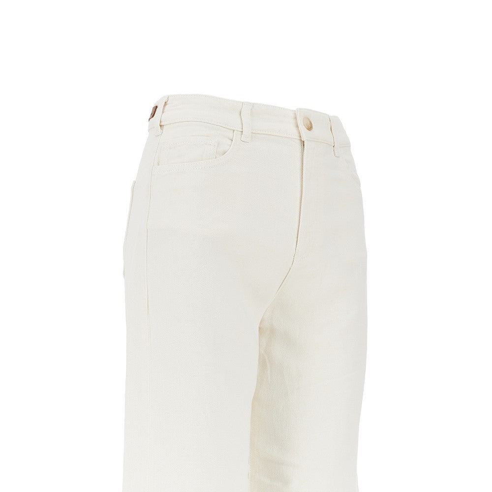 EMPORIO ARMANI 26 j33 wide cropped leg jeans
