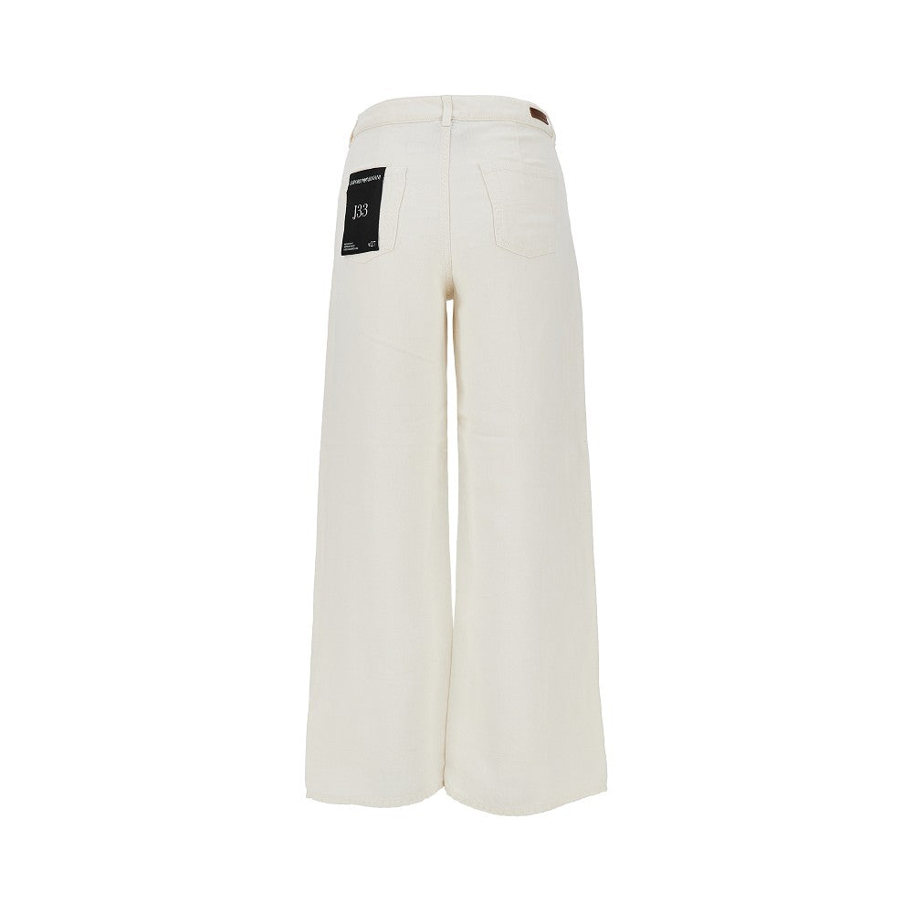 j33 wide cropped leg jeans