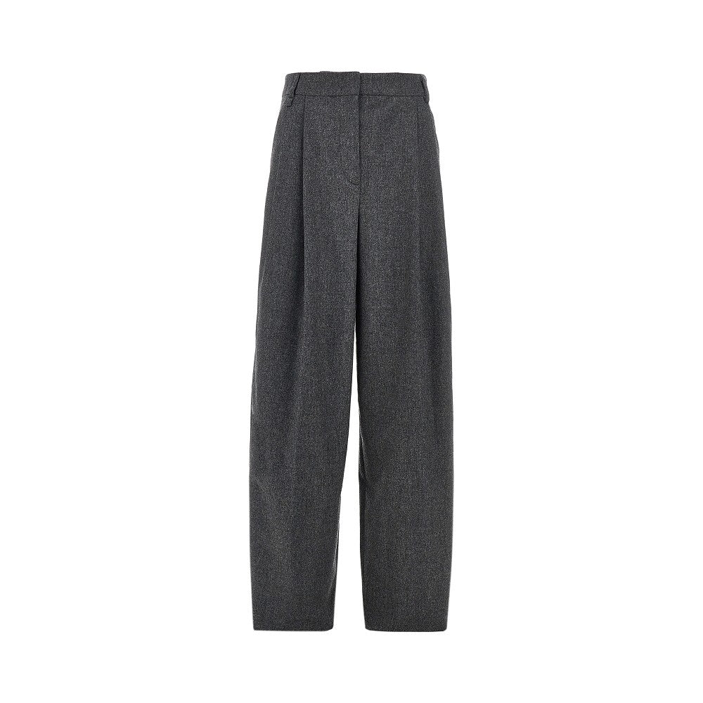 EMPORIO ARMANI 38 flannel pants with darts