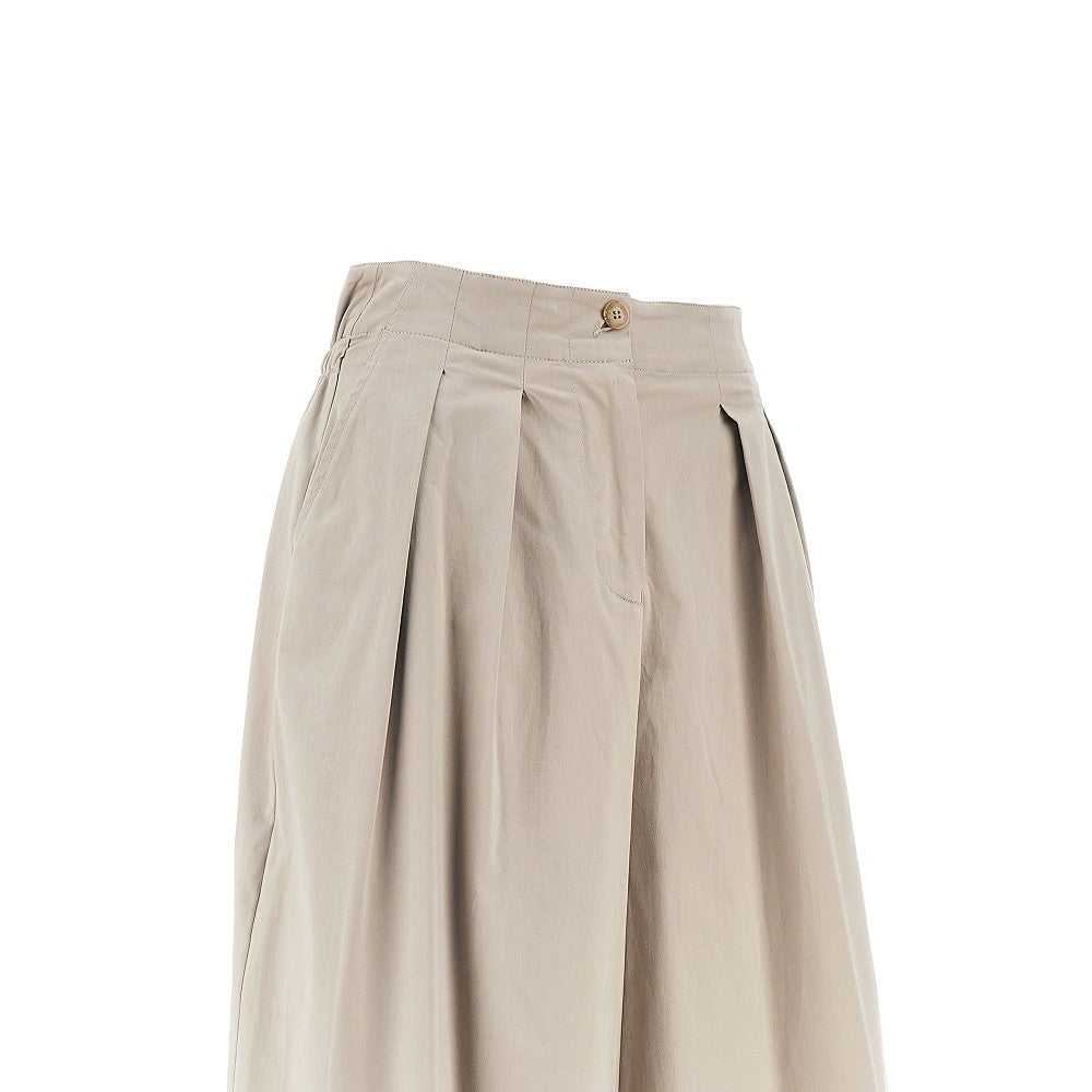 EMPORIO ARMANI 40 stretch cotton cropped pants