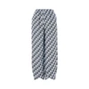 linen-blend gauze pants