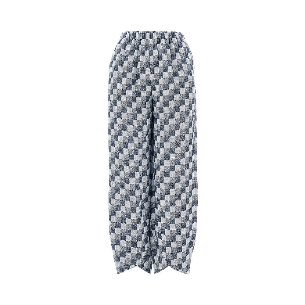 EMPORIO ARMANI 40 linen-blend gauze pants