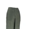 textured lurex taffetà pants