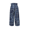 bandana print chambray pants