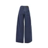 wide leg denim pants