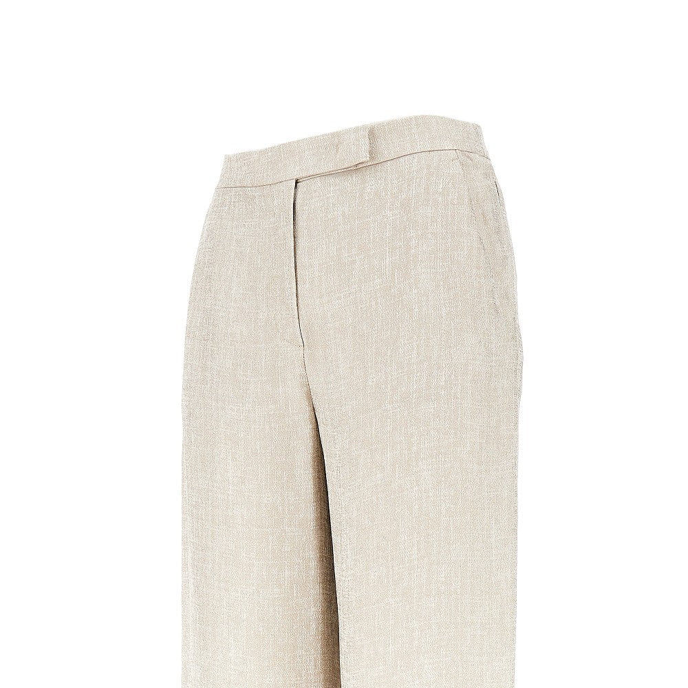 icon laminated viscose pants