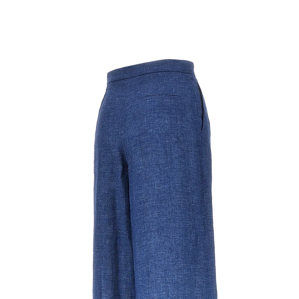 chambray wide leg pants