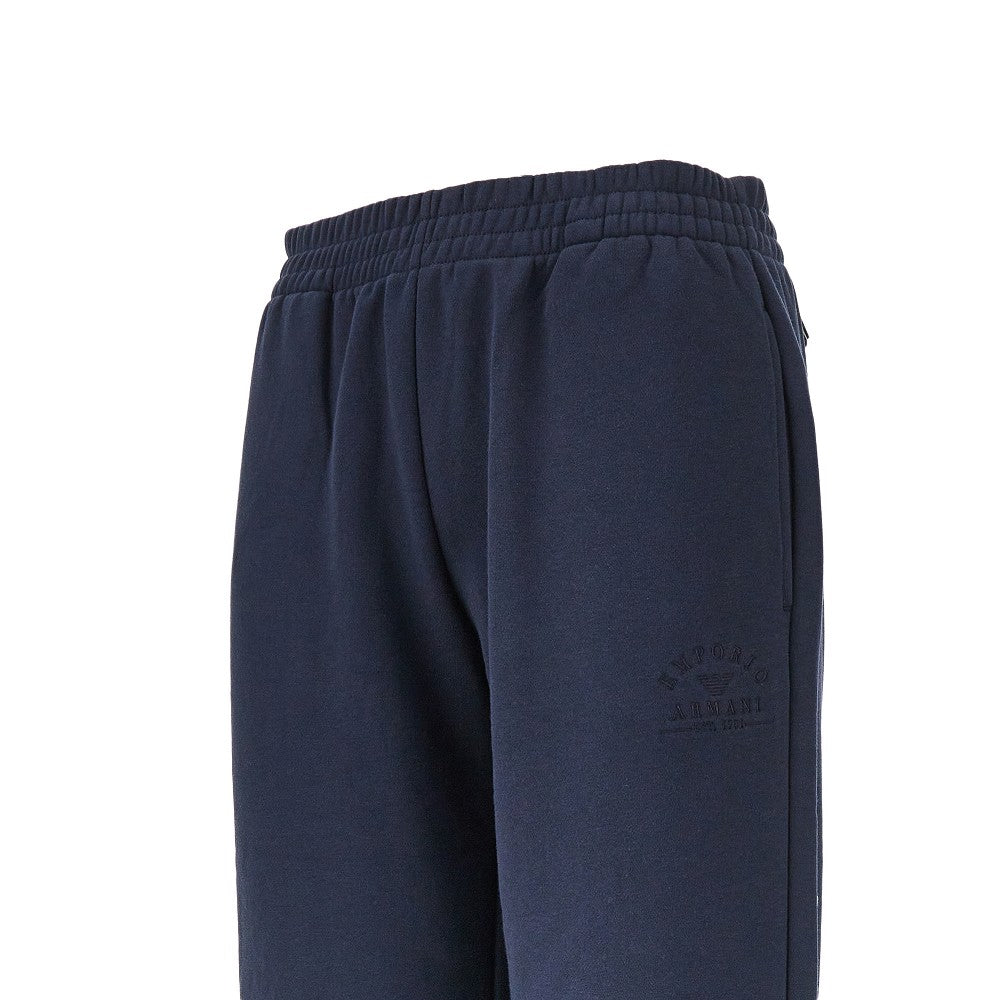 EA BODYWEAR XS logo embroidery sweatpants