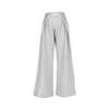 wide-leg pleated sweatpants