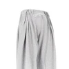 wide-leg pleated sweatpants