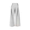 wide-leg pleated sweatpants