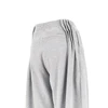 wide-leg pleated sweatpants