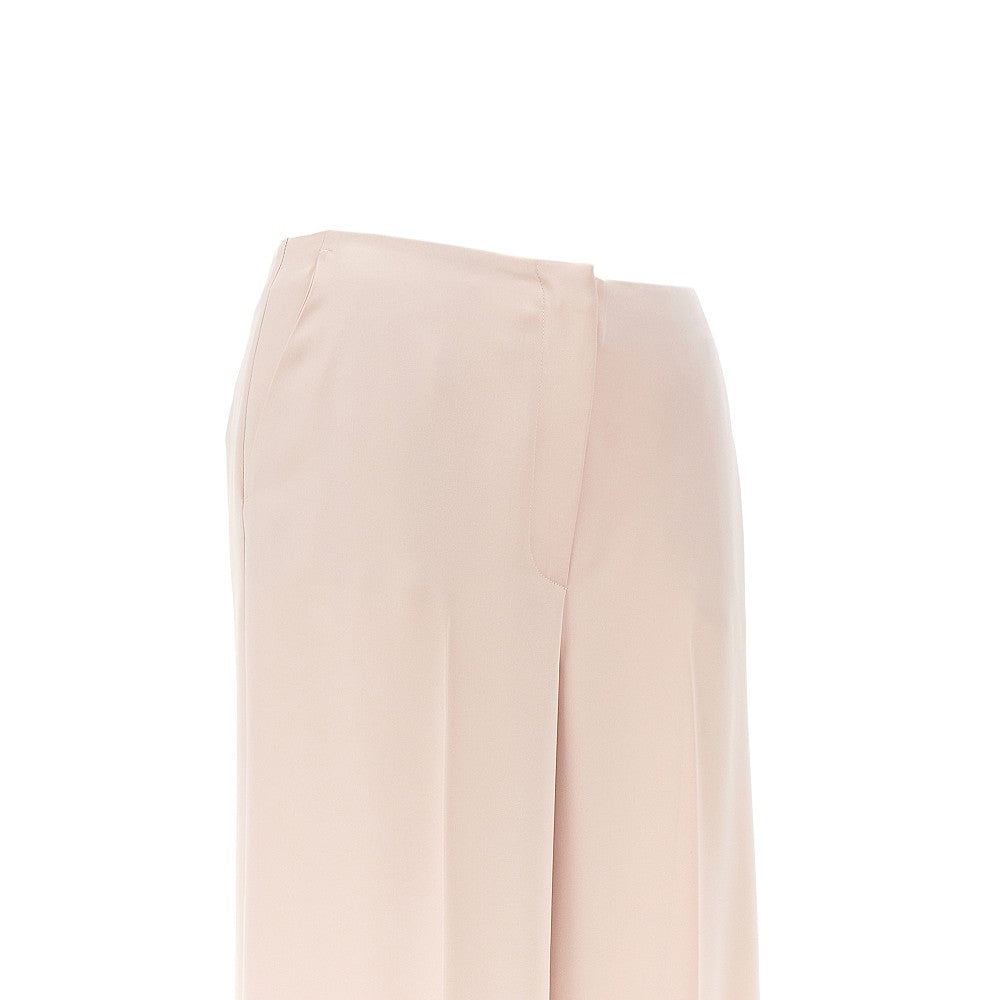 wide leg satin pants