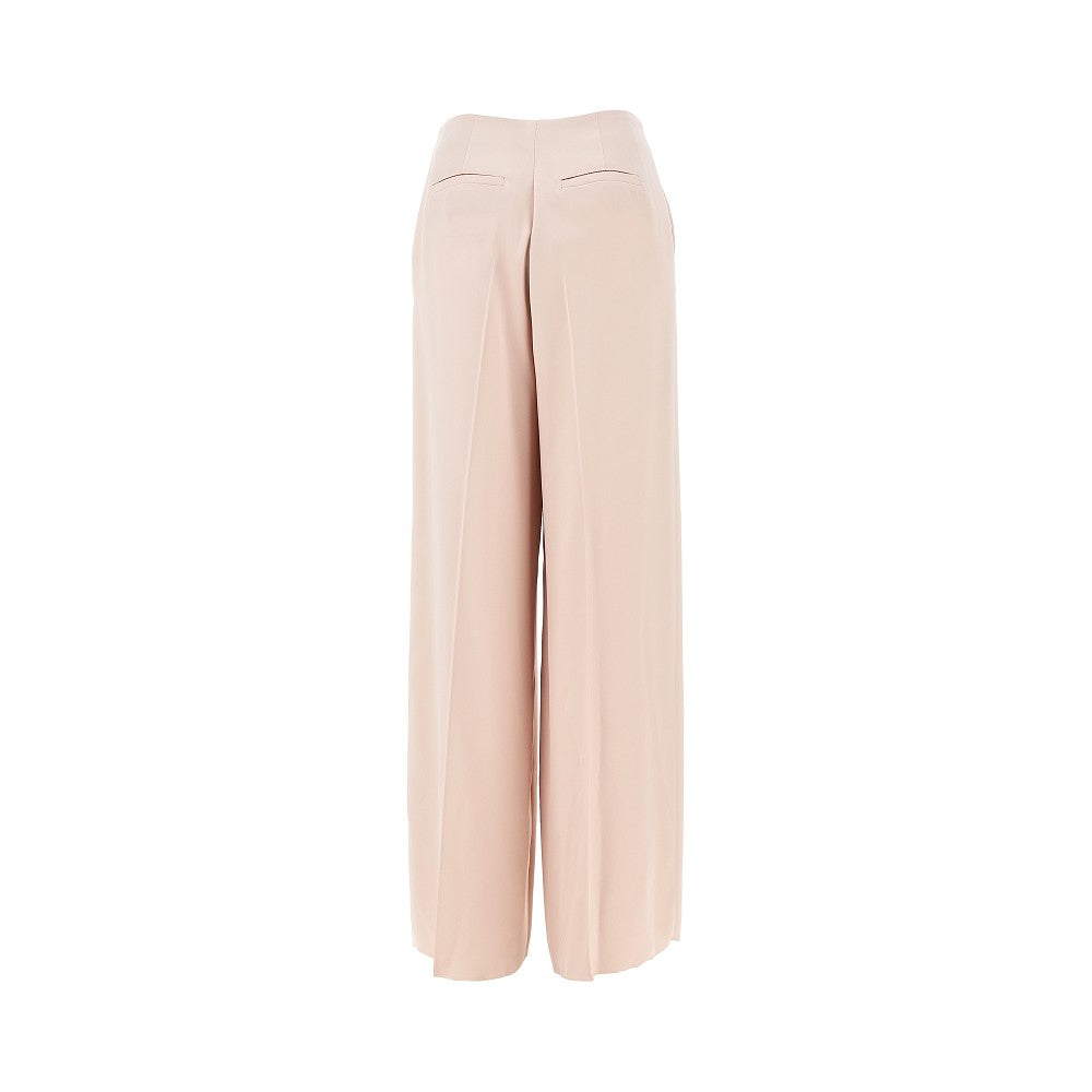 wide leg satin pants