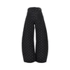 studded barrel fit jeans