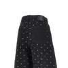 studded barrel fit jeans