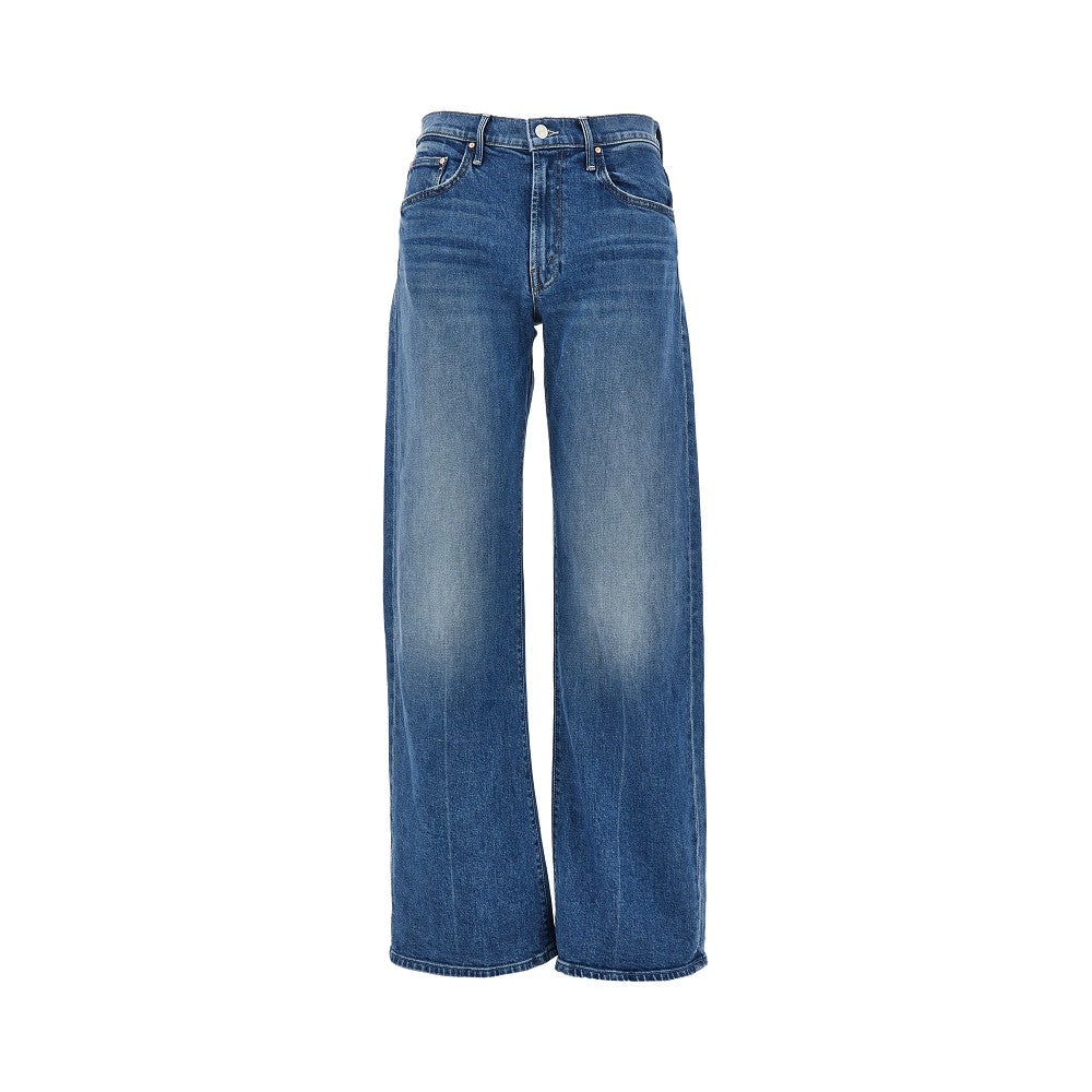 the mid rise lasso sneak jeans