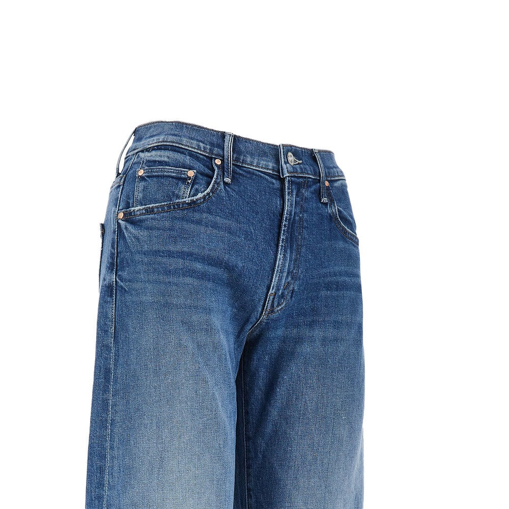MOTHER 25 the mid rise lasso sneak jeans