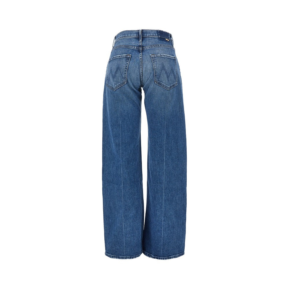the mid rise lasso sneak jeans